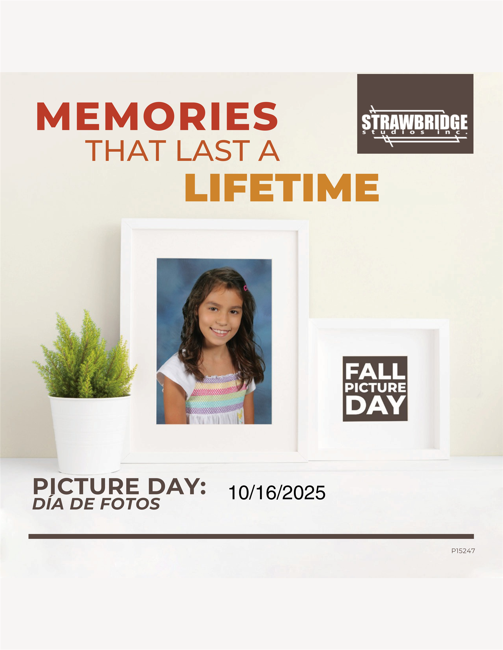  Picture day is October 16th